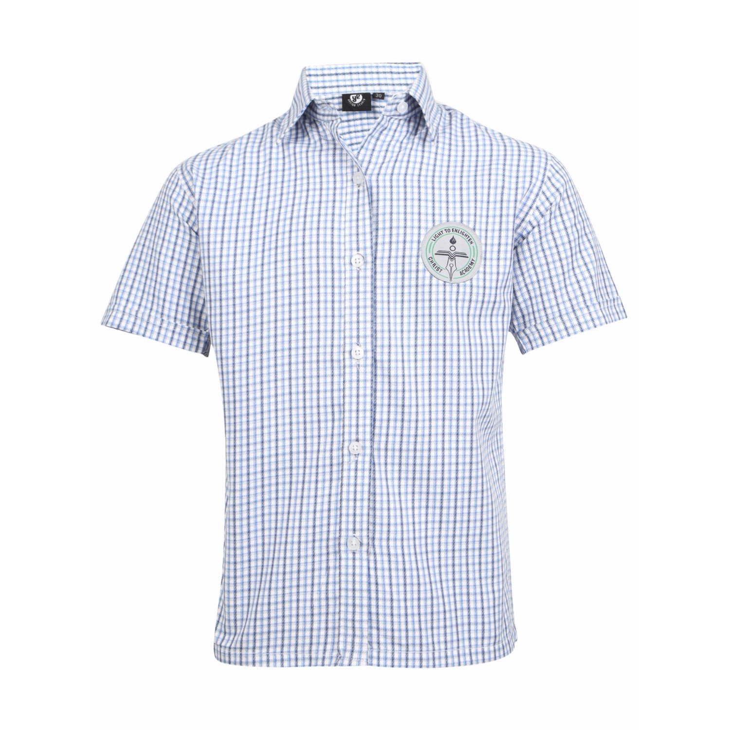 CHRIST ACADEMY CBSE HSC Girls Check Shirt