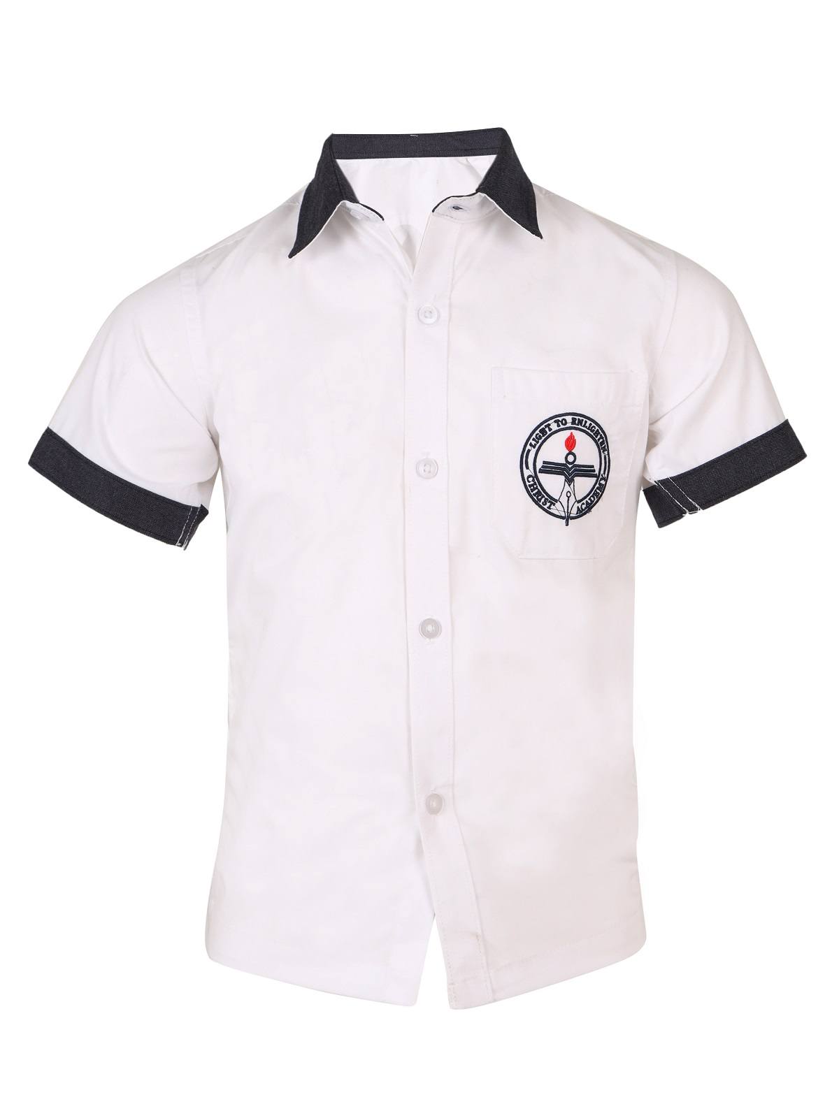 CHRIST ACADEMY KG Boys White Shirt