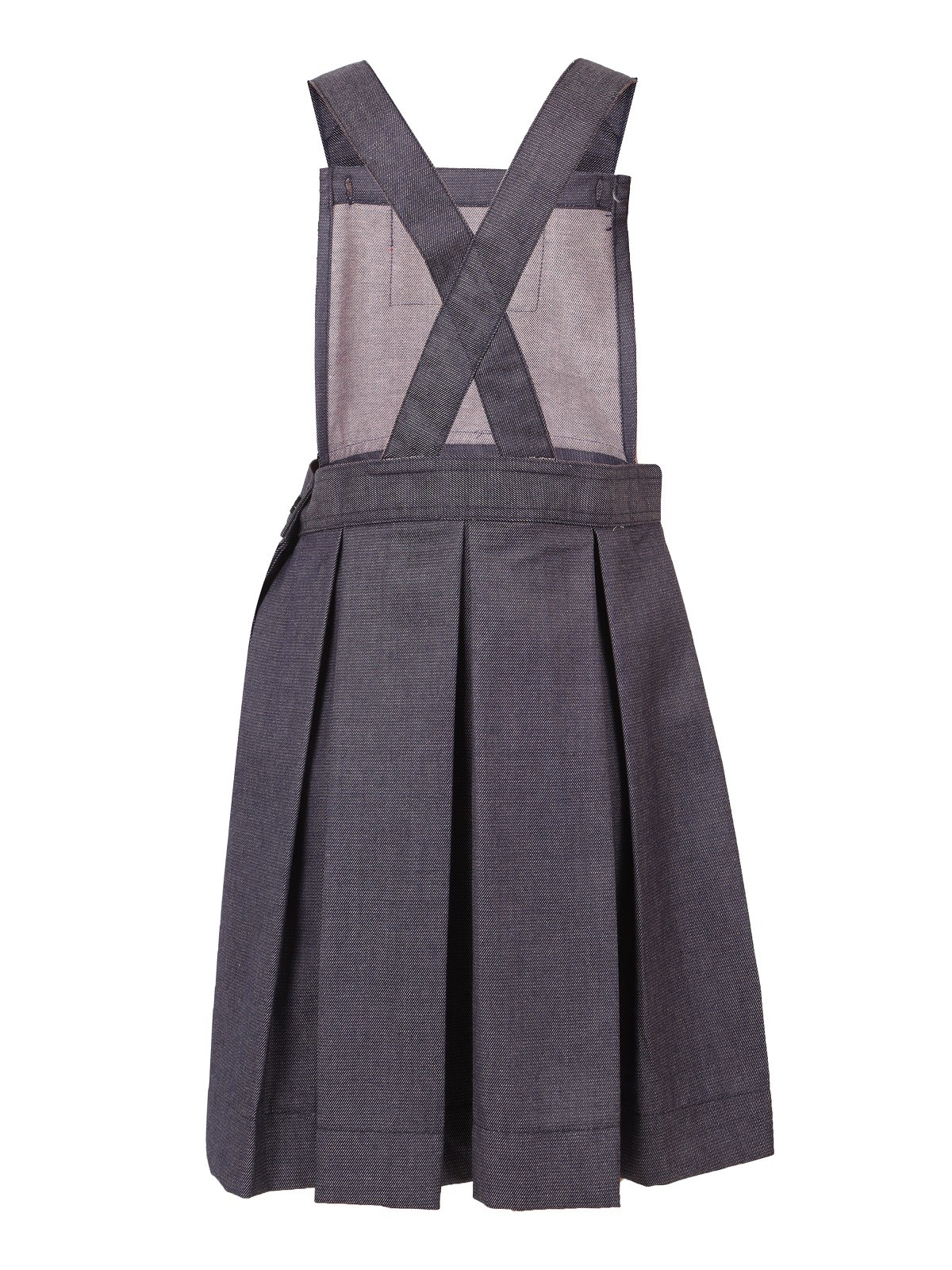 CHRIST ACADEMY KG Girls Denim Pinofer - Image 4